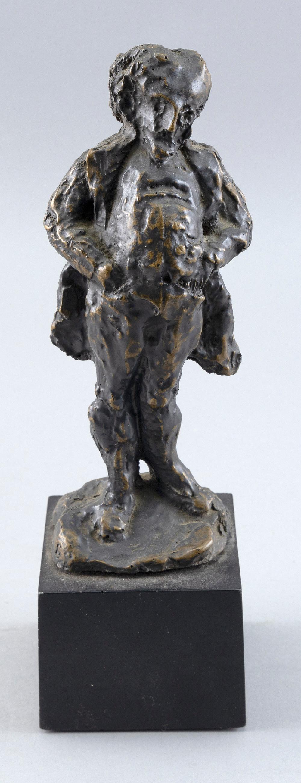 Appraisal: AFTER HONORE DAUMIER Late th Cenury Sculpture of a standing