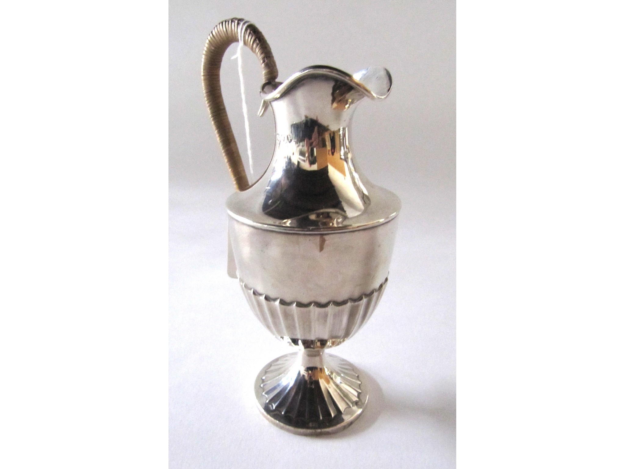 Appraisal: A silver cream jug London