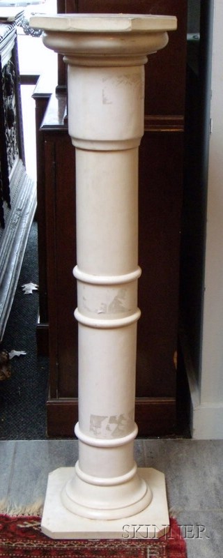 Appraisal: Classical-style Resin Pedestal ht top wd in