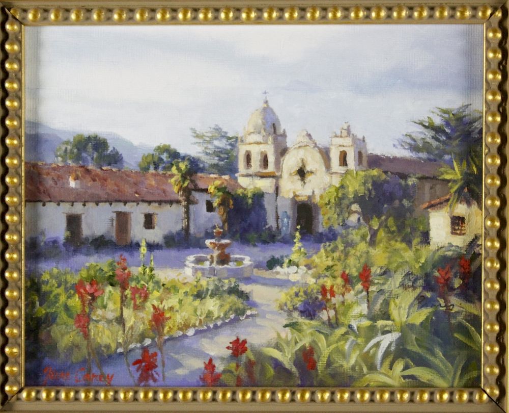 Appraisal: June Carey American Carmel Plein Air Oil Painting June Carey