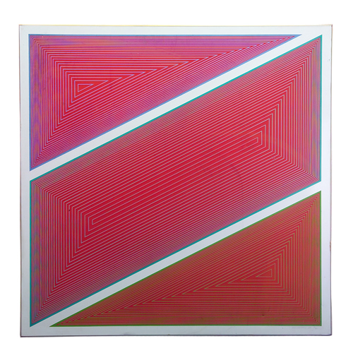 Appraisal: Richard Anuszkiewicz Untitled screenprint in colors on Plexiglas x -