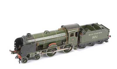 Appraisal: Hornby O Gauge No C - - Loco and Tender