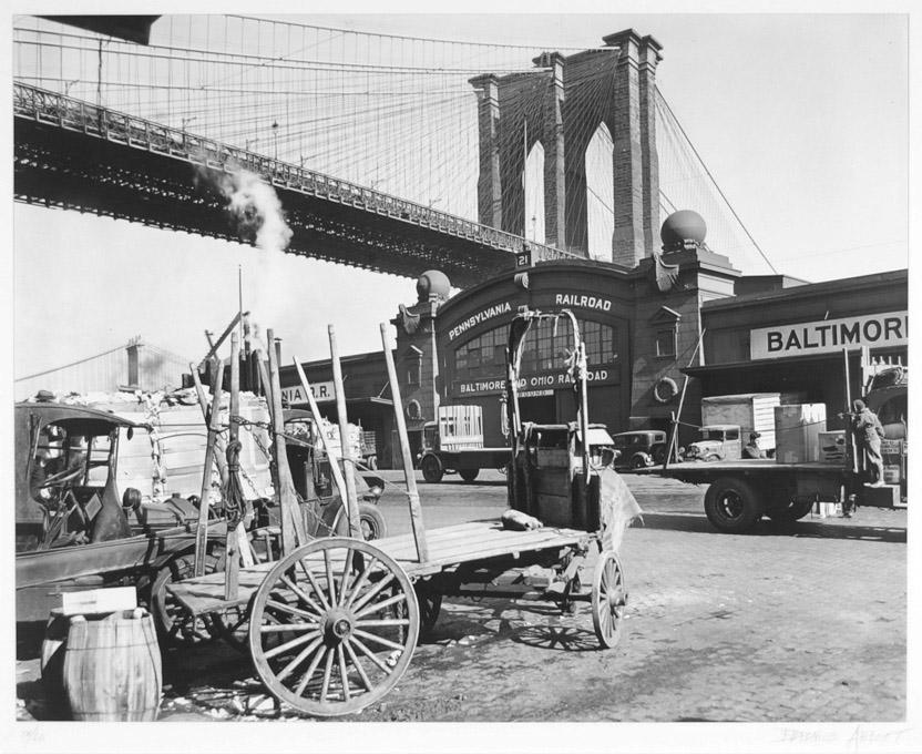 Appraisal: BERENICE ABBOTT GELATIN SILVER PHOTOGRAPH New York Maine - South