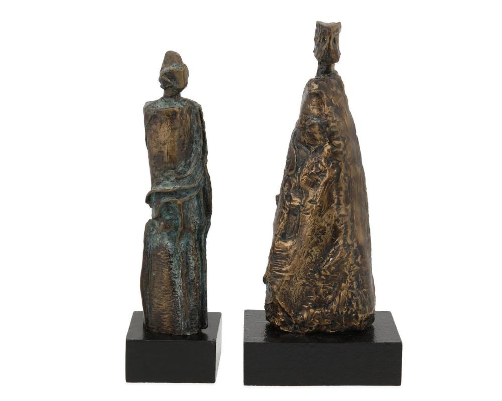 Appraisal: Thomas Larkin b th Century American Two Votive Image figural