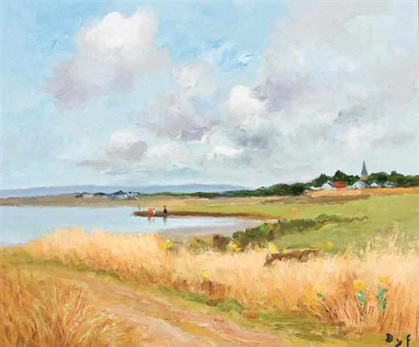 Appraisal: MARCEL DYF French - ''Champs de bl Pr s du