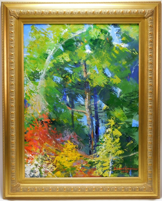 Appraisal: RICHARD GROSVENOR IMPRESSIONIST LANDSCAPE PAINTING Rhode Island France b Early