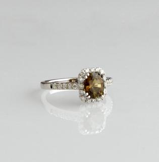 Appraisal: Lady's K White Gold Dinner Ring with an oval Lady's