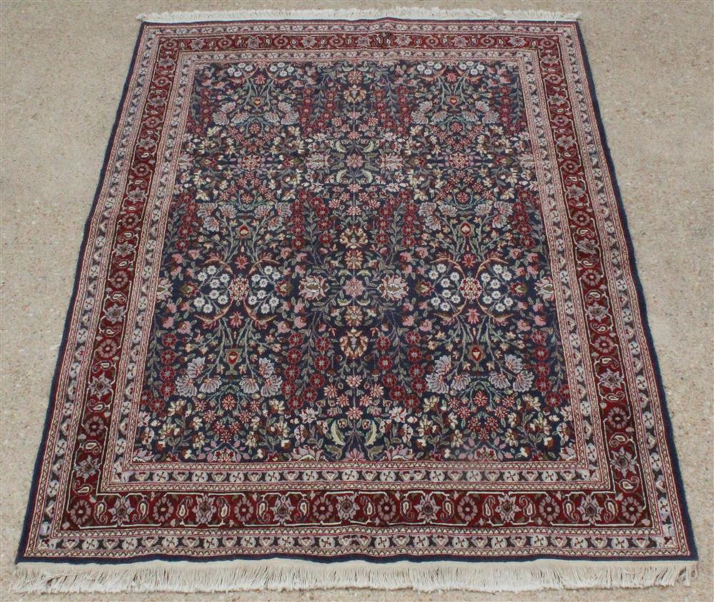 Appraisal: TURKISH HEREKE TREE OF LIFE WOOL ORIENTAL RUG colors include