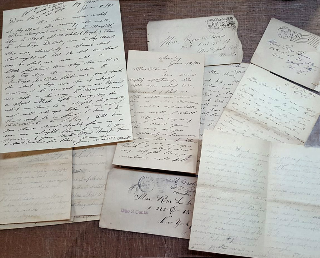 Appraisal: ART THOMAS PERCIVAL C Archive of Thomas family letters including