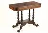 Appraisal: CARD TABLE - Circa American mahogany card table in the