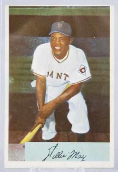 Appraisal: Bowman No Willie Mays Baseball Card Description Card has nice