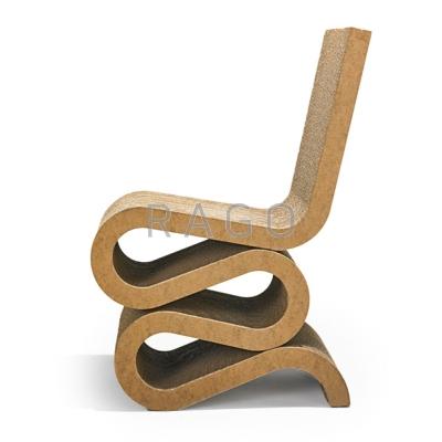 Appraisal: FRANK GEHRY EASY EDGES INC Wiggle chair Canada USA s