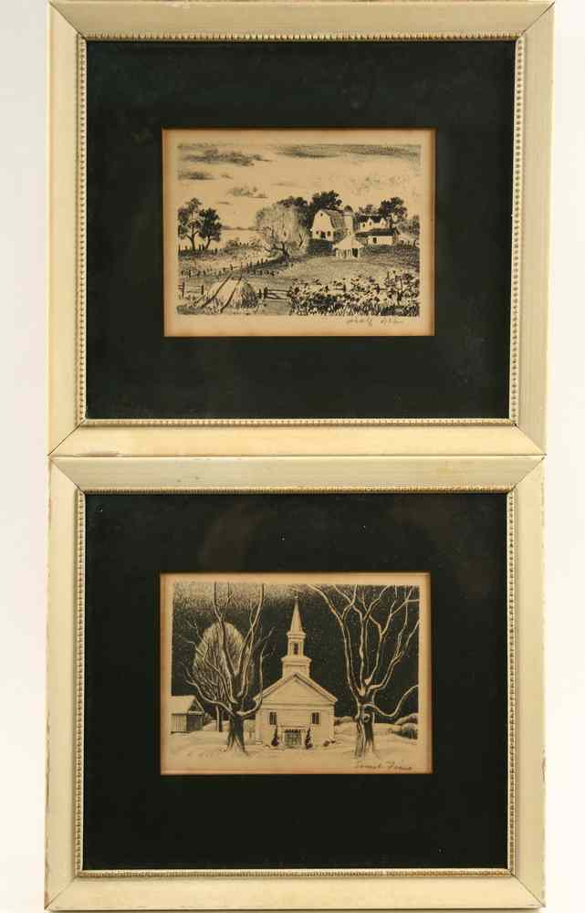 Appraisal: LITHOS - 'Farm in Summer Day' by Adolf Dehn -