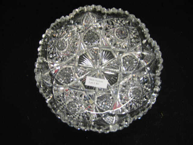 Appraisal: Libbey Brilliant Period Cut Glass Dish signed