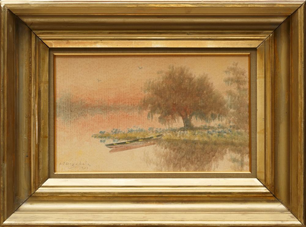 Appraisal: Alexander John Drysdale American New Orleans - Bayou Scene with