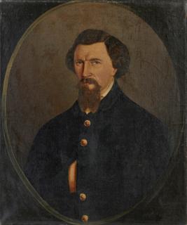 Appraisal: Southern School Portrait of a Southern Gentleman Southern School Portrait