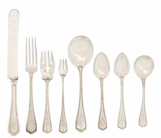 Appraisal: An American Sterling Silver Partial Flatware Service Reed Barton in