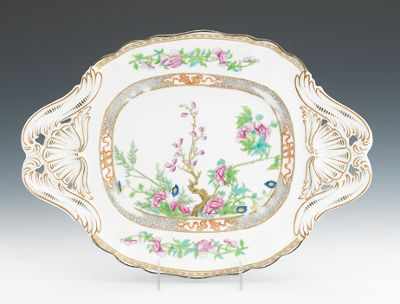 Appraisal: A Mintons India Tree Serving Platter Molded porcelain platter with