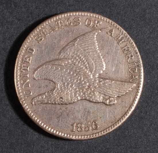 Appraisal: United States flying eagle type cupro-nickel small cent AU- Estimate