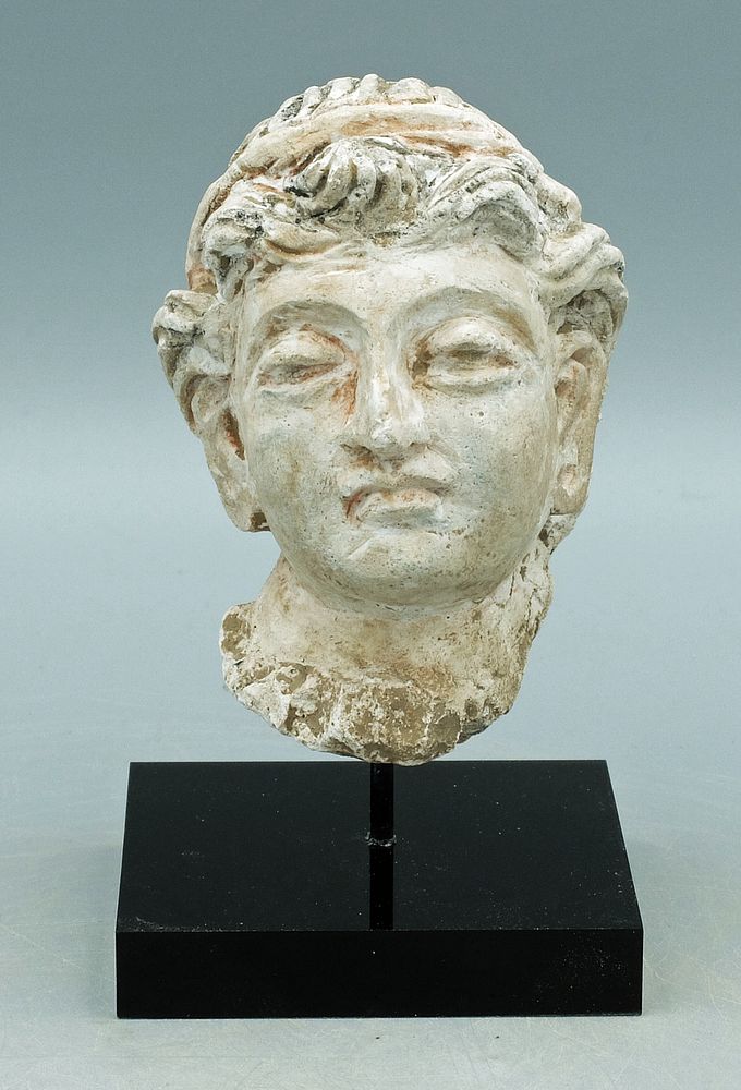 Appraisal: Gandharan Stucco Head - Indus Valley A choice Gandharan stucco