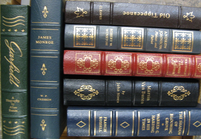 Appraisal: EIGHTEEN COLLECTIBLE LEATHER BOUND BOOKS from The Presidents' Library by