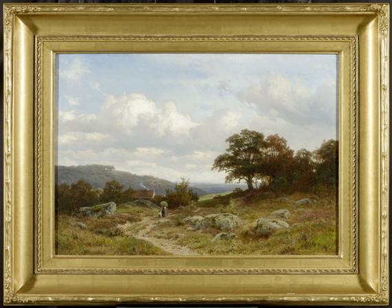 Appraisal: R TH PHILIPPE Darmstadt - Munich An extensive landscape Oil