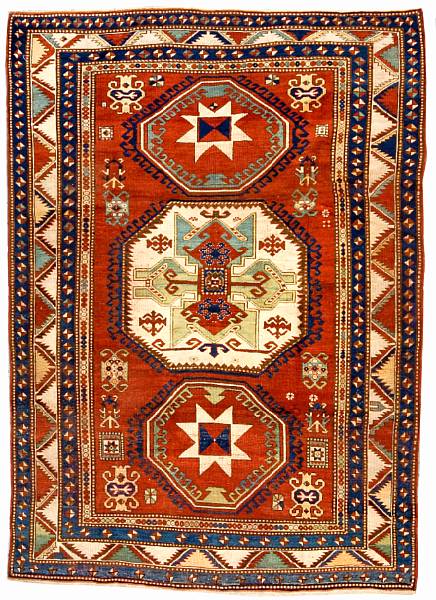 Appraisal: A Lori Pombak rug Caucasus late th century size approximately