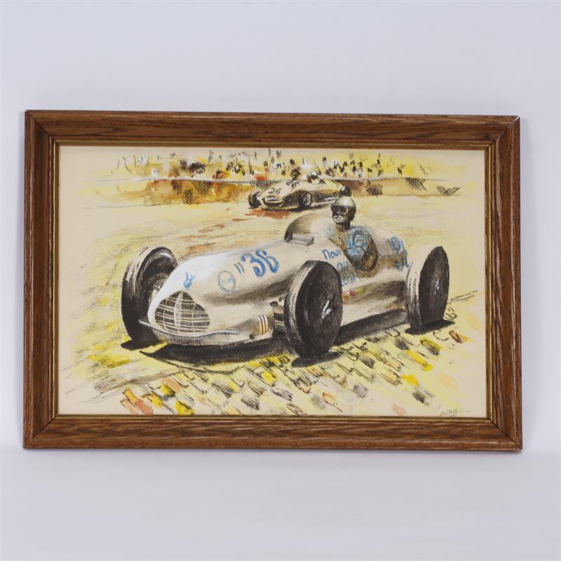 Appraisal: Original Artwork of the Novi Special signed by artist Losee