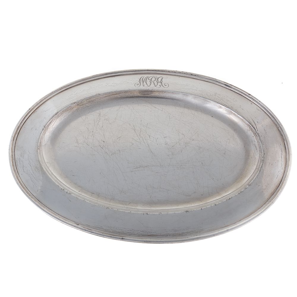 Appraisal: S Kirk Son Sterling Silver Platter - date mark model