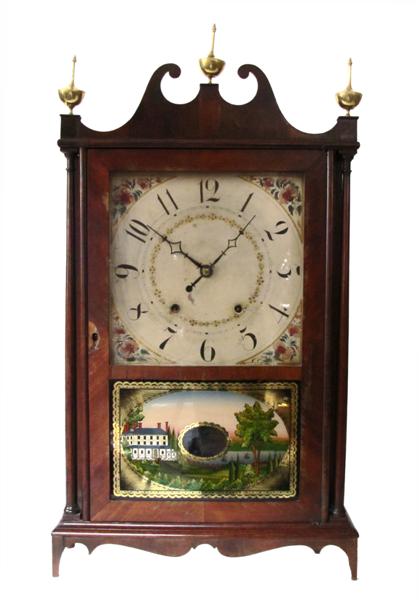 Appraisal: Federal pillar and scroll shelf clock e terry sons plymouth