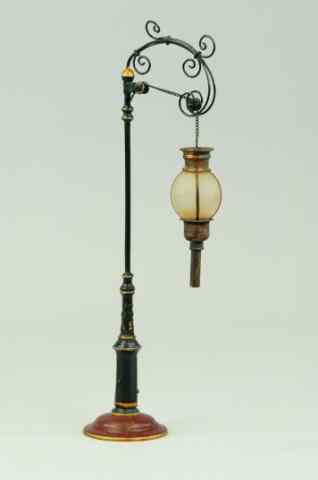 Appraisal: ARC LAMP Marklin Germany well detailed cast street lamp with