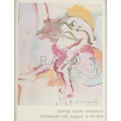 Appraisal: WILLEM de KOONING Dutch American - Offset lithograph for Springs