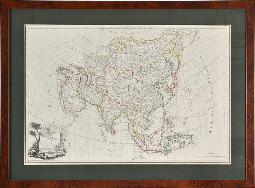 Appraisal: TH CENTURY MAP OF ASIA