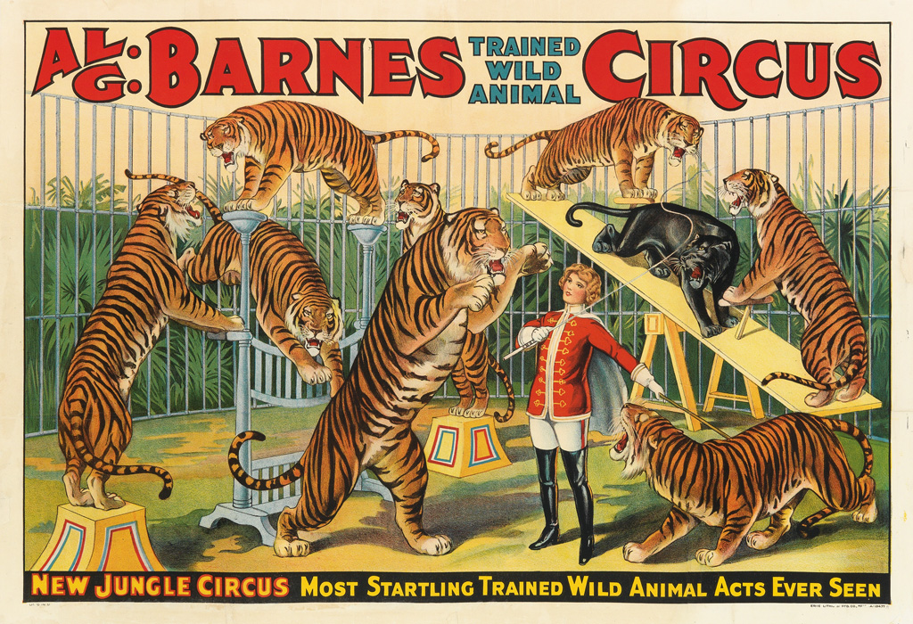 Appraisal: DESIGNER UNKNOWN AL G BARNES CIRCUS NEW JUNGLE CIRCUS Circa