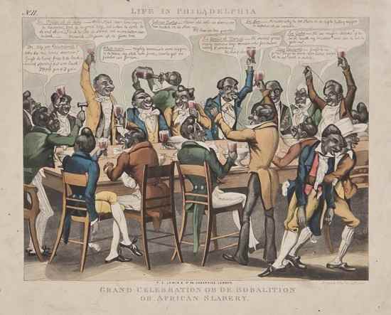 Appraisal: Charles Hunt A group of caricatures for Lewis's Black Jokes