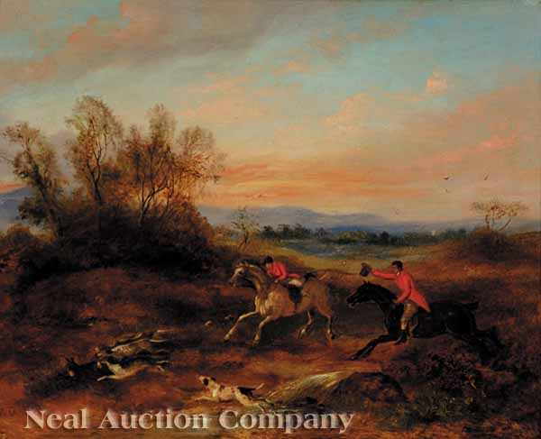 Appraisal: Henry Thomas Alken English - group of four paintings of