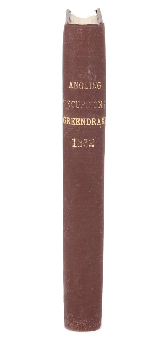 Appraisal: Book Rare Irish angling title Greendrake Gregory and Geoffry Greydrake