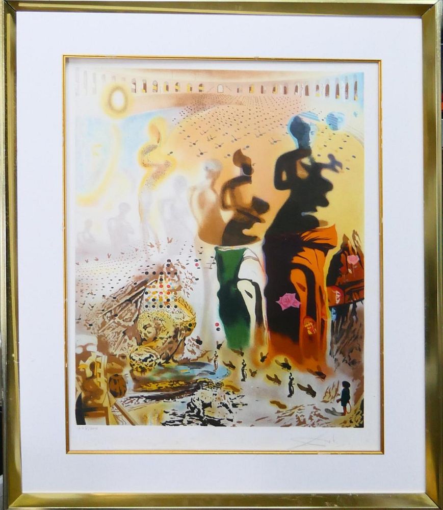 Appraisal: SALVADOR DALI THE HALLUCINOGENIC TOREADOR LITHO Salvador Dali SPANISH FRANCE