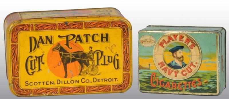 Appraisal: Lot of Tobacco Tins Description Includes one Dan Patch Cut