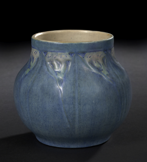 Appraisal: Newcomb College Pottery Vellum-Glazed Vase decorated by Sarah Ages Estelle