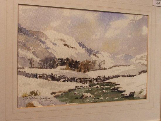 Appraisal: JAMES FLETCHER WATSON b - 'Snow In The Lake District'