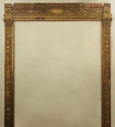 Appraisal: RENAISSANCE-STYLE MASSIVE PICTURE FRAME Approx ft in x ft