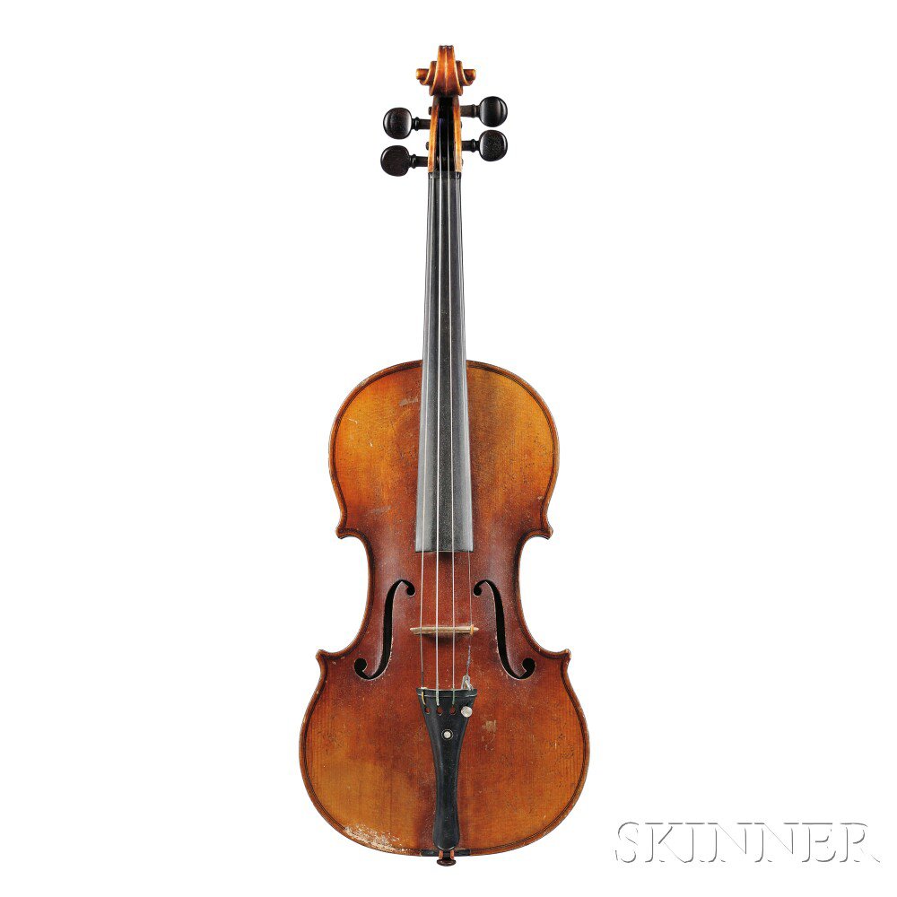 Appraisal: Modern German Violin Heinrich Th Heberlein Jr Markneukirchen bearing the