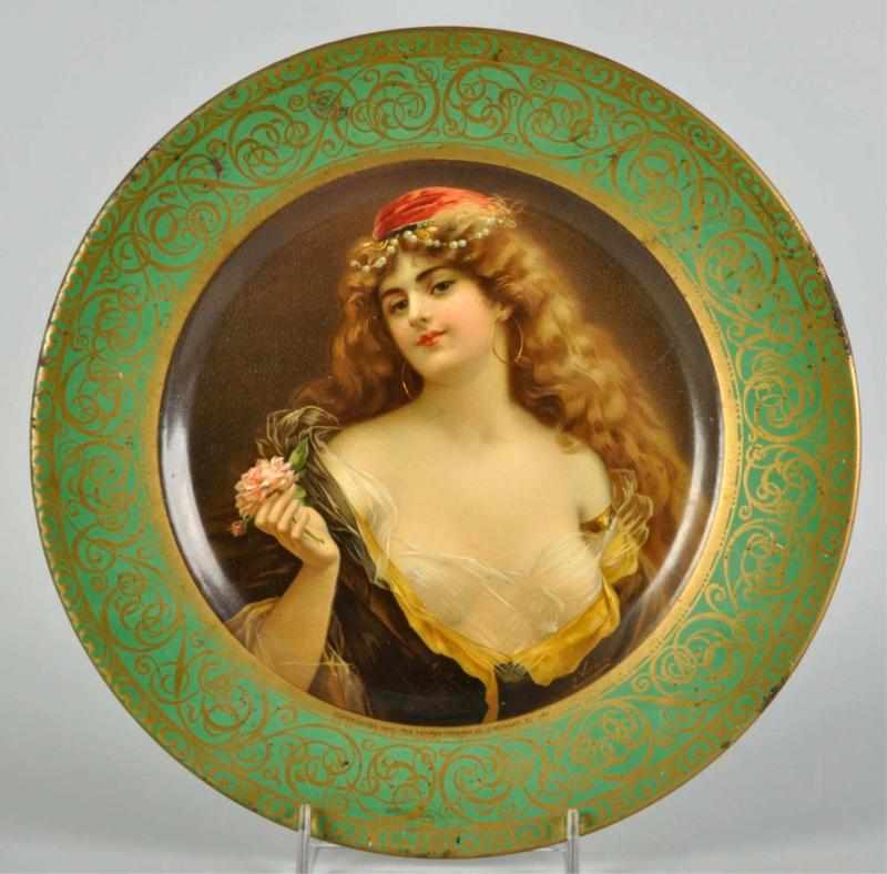 Appraisal: Coca-Cola Vienna Art Plate Description Nice bright colors remain A