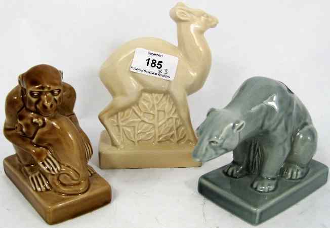 Appraisal: Wade figures Deer Monkey And Polar Bear All Boxed