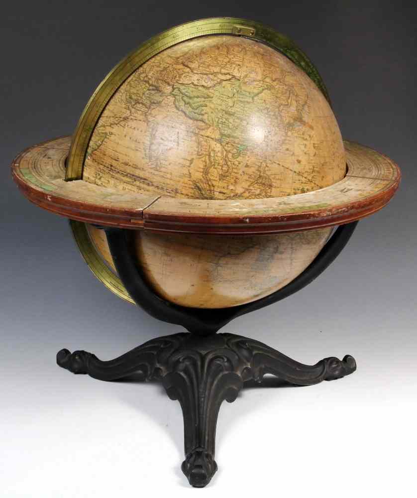 Appraisal: DESKTOP GLOBE - -inch Terrestrial Globe with cartouche 'Joslin's Terrestrial