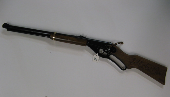 Appraisal: DAISY MODEL B th ANNIVERSARY RED RYDER B-B CARBINE painted