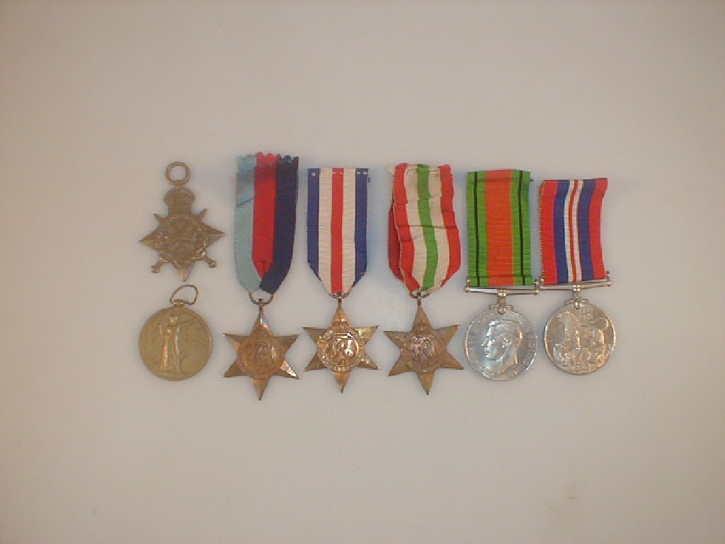 Appraisal: Service medals of GNR H M Martell RFA being World