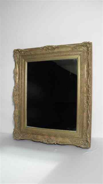 Appraisal: Victorian style wall mirror Plaster distressed look frame with antiqued