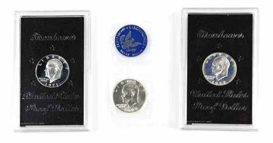 Appraisal: A Group of U S Proof and Mint Eisenhower Dollars